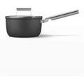 Smeg Retro 3 Qt. Sauce Pan, Black, Cookware & Bakeware Pots Pans & Cookware