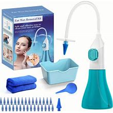 1Pc Ear Wax Removal Tools Kit, Ear Irrigation Flushing Earwax Removing Flusher, Ear Irrigation Cleaner With Washer Basin Towel,Temu