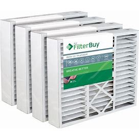 Honeywell Filters 20X25x5 Air Filter |MERV 13 |4 Pack | Pleated | Filterbuy | HVAC/Furnace/Air Conditioner | Replacement | Home/Office