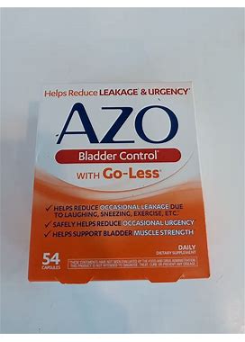 AZO Bladder Control With Go Less Reduce Leakage 54 Capsules DEC 2024 0025