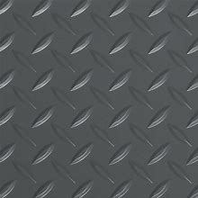 G-Floor 10-Ft X 24-Ft X 75-Mil T Diamond Plate PVC Garage Flooring Roll (240-Sq Ft) In Gray | GF75DT1024SG