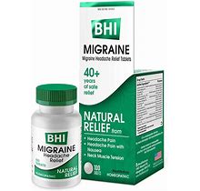 Medinatura BHI Migraine Relief Tablets, 100 Tablets