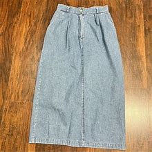 Gotcha Covered Skirts | Vintage Denim Long Skirt. Trendy In The 80S, 90S, Y2k And Now. Classic Style | Color: Blue | Size: 8