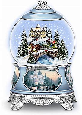 Thomas Kinkade Songs Of The Season Holiday Snowglobe Collection By The Bradford Exchange