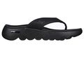 Skechers Men's GO WALK Massage Fit Sandal Sandals | Size 7.0 | Black | Synthetic/Textile | Hyper Burst