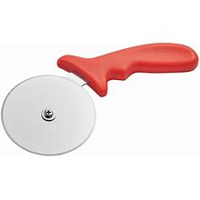 Choice 4" Pizza Cutter With Polypropylene Red Handle
