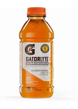 Gatorlyte, Orange, 12 Pack