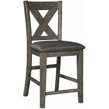 Ashley Furniture Caitbrook 25"" Counter Stool In Gray (Set Of 2)