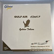Geminijet Gulf Air Golden Falcon Vickers VC10 1:400 Die Cast Model Airplane