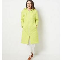 Nuage Maxi Diamond Quilted Lightweight Hooded Jacket Limoncells 1X A473395