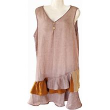 Brown Sleeveless Dress Size 2Xl. | Color: Brown | Size: 2X