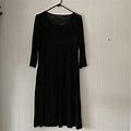 Nina Leonard Dresses | Nina Leonard Black Size Small Dress Lace Arms & Ne | Color: Black | Size: S