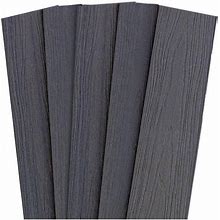 0.40 in. X 5.51 in. X 70.20 in. Ironwood Capped Composite Flat Top Fence Picket (5-Pack)