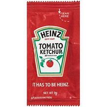 Heinz Tomato Ketchup 9G Single Serve Individual Portion Packets 200 Pack