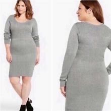 Torrid Dresses | Torrid Gray Sweater Dress | Color: Gray | Size: 2X