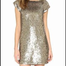 Alice + Olivia Dresses | Nwt Alice & Olivia Sherry Silver Sequin Mini | Color: Silver | Size: Xs