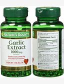 Nature's Bounty Garlic Extract 1000 Mg, 100 Rapid Release Softgels Pack Of 4