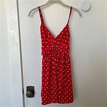 Forever 21 Dresses | Vintage Forever 21 Red Polka Dot Mini Dress | Color: Red/White | Size: M