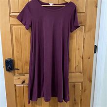 Lularoe Dresses | Lularoe Carly Dress | Color: Purple | Size: S