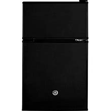 GE Appliances GDE03GGKBB Double-Door Compact Refrigerator
