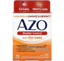 Azo Bladder Control With Go-Less 72 Capsules Gluten-Free, Yeast-Free
