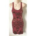 Wet-Seal Dresses | Wet Seal Red Sequin Tank Above Knee Dress Xs | Color: Red | Size: Xs