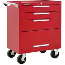 Kennedy K1800 27" 3-Drawer Roller Cabinet, Industrial Red - 273XR