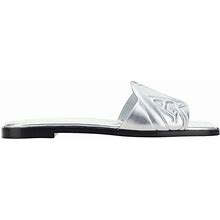 Alexander Mcqueen Sandals - White - Flat Sandals Size 8.5