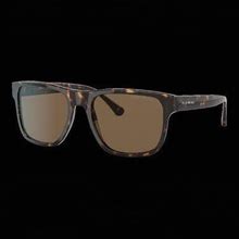 EMPORIO ARMANI EA4163 Shiny Havana - Men Sunglasses, Dark Brown Lens