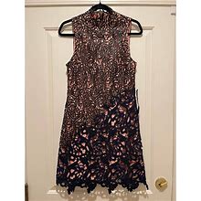 TOPSHOP Block Lace Party Dress - Size 6 - NEW W/ Tags!
