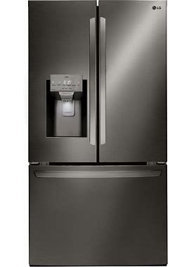 LG 27.7-Cu Ft Smart French Door Refrigerator With Ice Maker, Water And Ice Dispenser (Fingerprint Resistant Steel) ENERGY STAR | LRFS28XBD