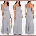 NEW Adrianna Papell Art Deco Beaded Blouson Gown Silver/Grey [PETITE 12P ] M193