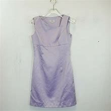 Bcbgmaxazria Dresses | Bcbgmaxazria Purple Sheath Mini Dress 2 Xs Asymmetrical Sleeveless High Waisted | Color: Purple | Size: 2