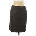 Calvin Klein Casual Skirt: Black Tweed Bottoms - Women's Size 10 Petite