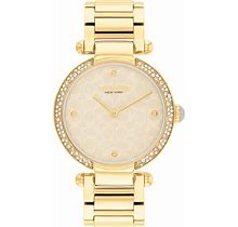Coach Women's Cary Gold-Tone Stainless Steel Bracelet Watch 34mm - Gold