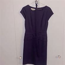 Kasper Dresses | Belted Deep Purple Dress | Color: Purple | Size: 4P