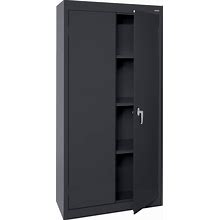 Sandusky Lee Sandusky, Value Line Cabinet 30X18x66 Black, Height 66 In, Width 30 In, Color Black, Model VF31301866-09