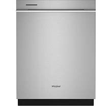 Whirlpool - Top Control Built-In Stainless Steel Tub Dishwasher With 41 Dba - Stainless Steel