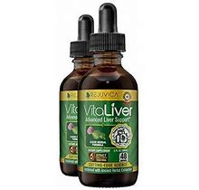 Vitaliver Liver-Health Cleanse And Detox Supplement With Milk Thistle - Herbal Liquid Blend Of Chanca Piedra, Dandelion, Artichoke And More