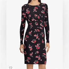 American Living Floral Dress Size 16 American Living | Color: Black/Red | Size: 16