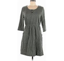 Neesha Casual Dress: Gray Dresses - Women's Size Medium
