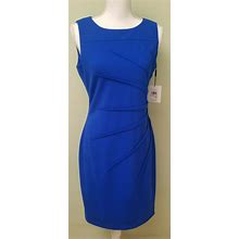 $134 Calvin Klein Women's Ruched- Side Dress Size 6 New With Tags!!!