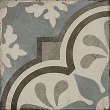 Daltile Quartetto - 8" X 8" Square Wall & Floor Tile - Unpolished Encaustic Visual - QU2088GRANDE1P