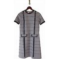 Banff Dresses | Antique Beaded Grey Wool Dress | Color: Gray | Size: 10
