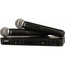 Shure BLX288/SM58 Dual-Channel Wireless Handheld Microphone System With SM58 Caps BLX288/SM58-H9