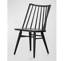 Four Hands Lewis Windsor Dining Chair, Black, Dining Room Furniture Dining Side Chairs