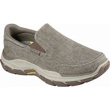SKECHERS Men's Respected Fallston Slip-On Shoes Taupe, 10 - Men's Casual At Academy Sports