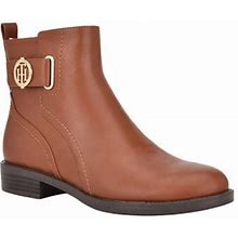 Tommy Hilfiger Womens Rezin 2 Cushioned Insole Logo Ankle Boots