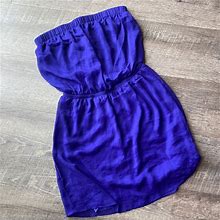Express Dresses | Sheer Tube Top Dress | Color: Purple | Size: S