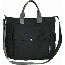 Klaoyer Canvas Messenger Bag Large Hobo Bag School Crossbody Shoulder Bag Tote Bag With Pocket For Women And Men